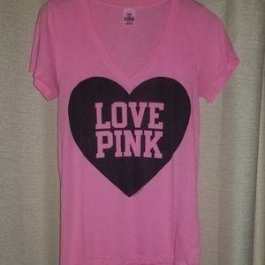 PINK shirt love pink heart